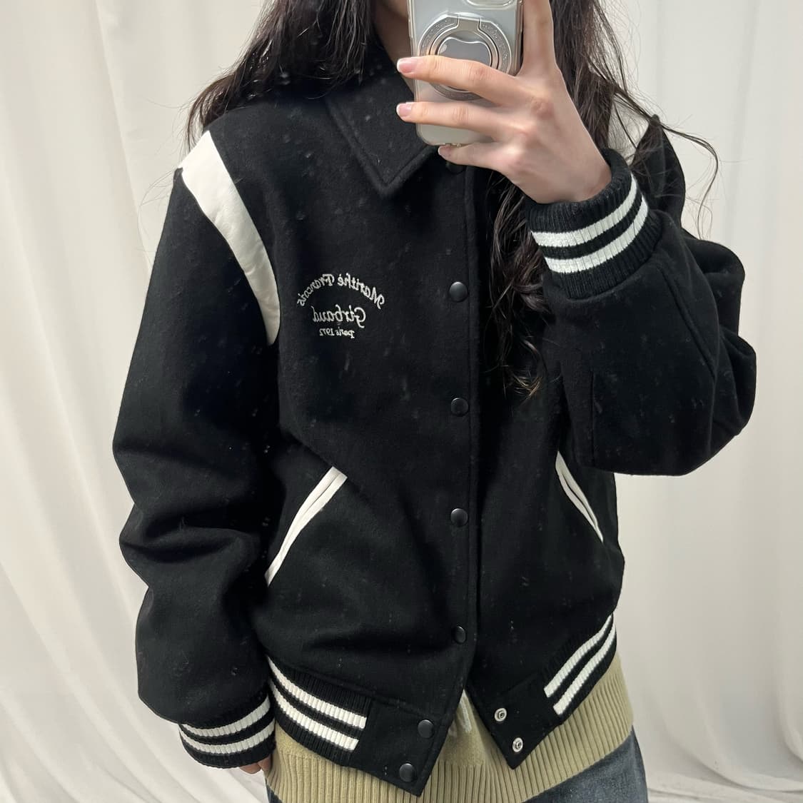 Marithe Francois girbaud Varsity Jacket  상품이미지3