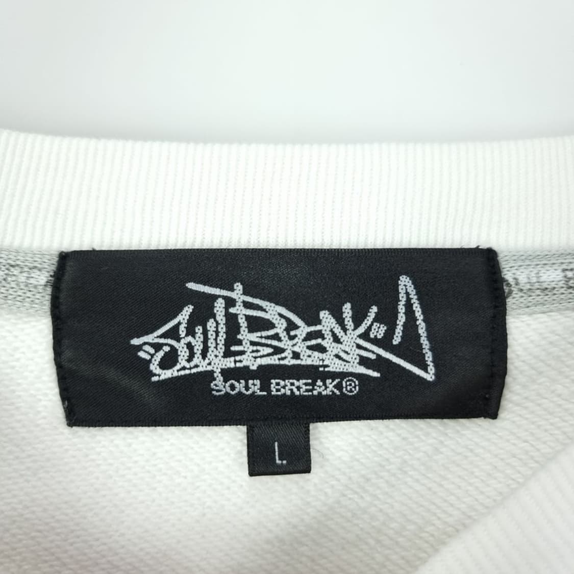 [SOULBREAK 재팬] 올드스쿨 빈티지 맨투맨 아이보리 M19942 상품이미지5