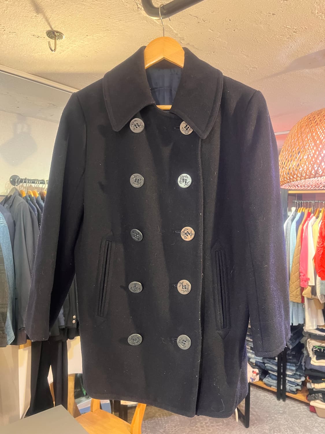 랄프로렌 울 나일론 혼방 피코트 상품이미지1