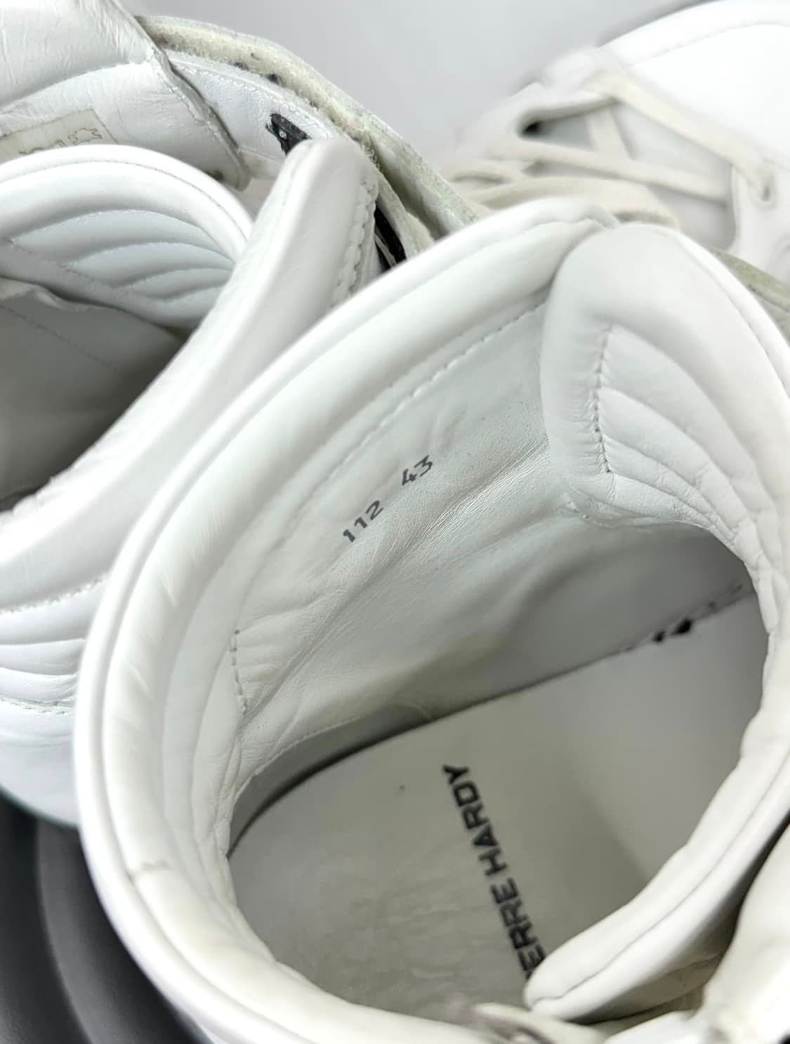 Pierre Hardy Leather High-Top Sneakers 상품이미지10