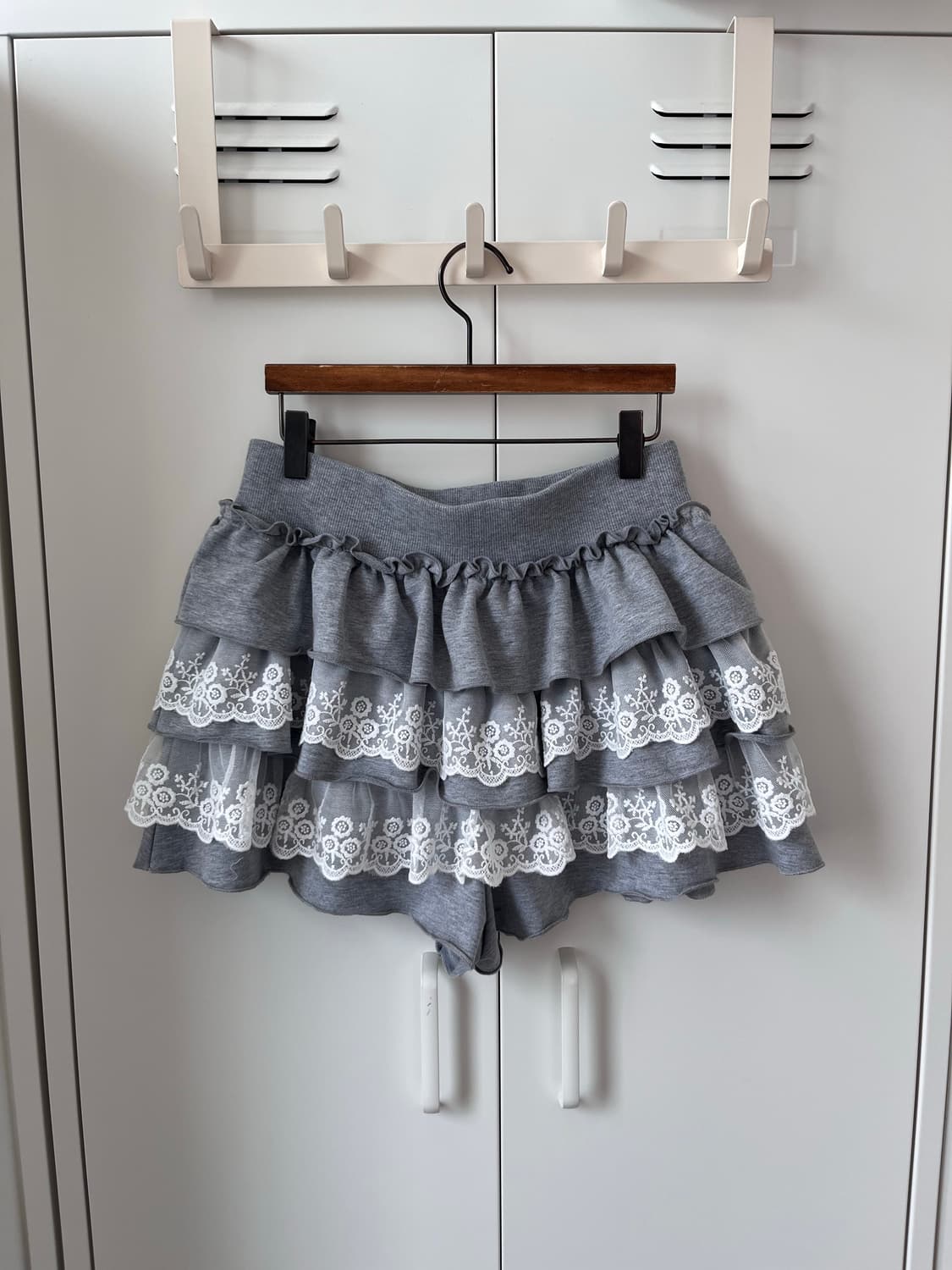 Vintage 레이스 레이어드 큐롯 팬츠 치마바지 상품이미지10