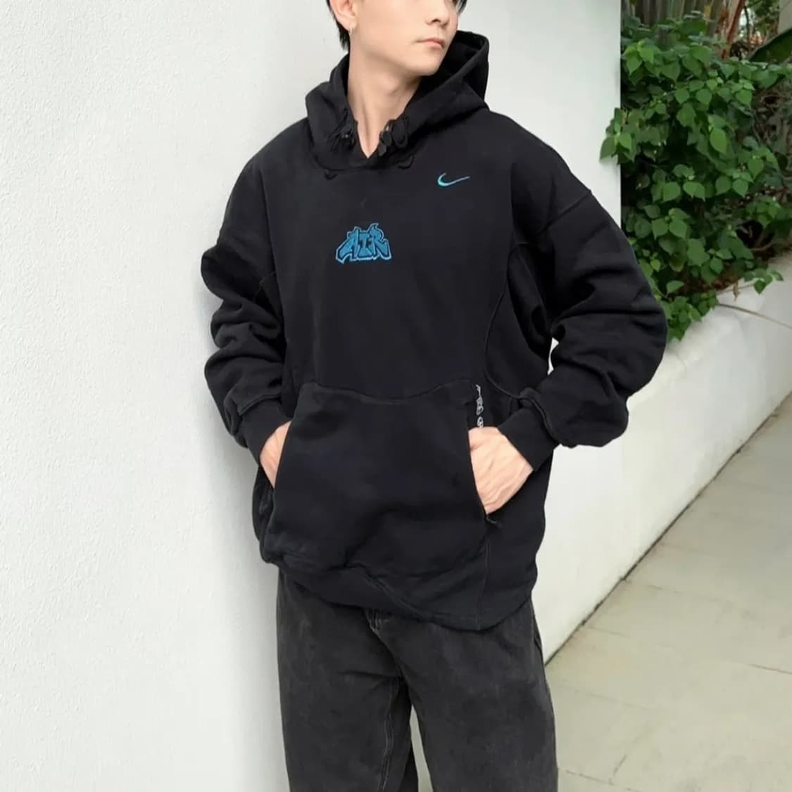 나이키 X 오프화이트 NRG 플리스 후드티 XL 정품 상품이미지9