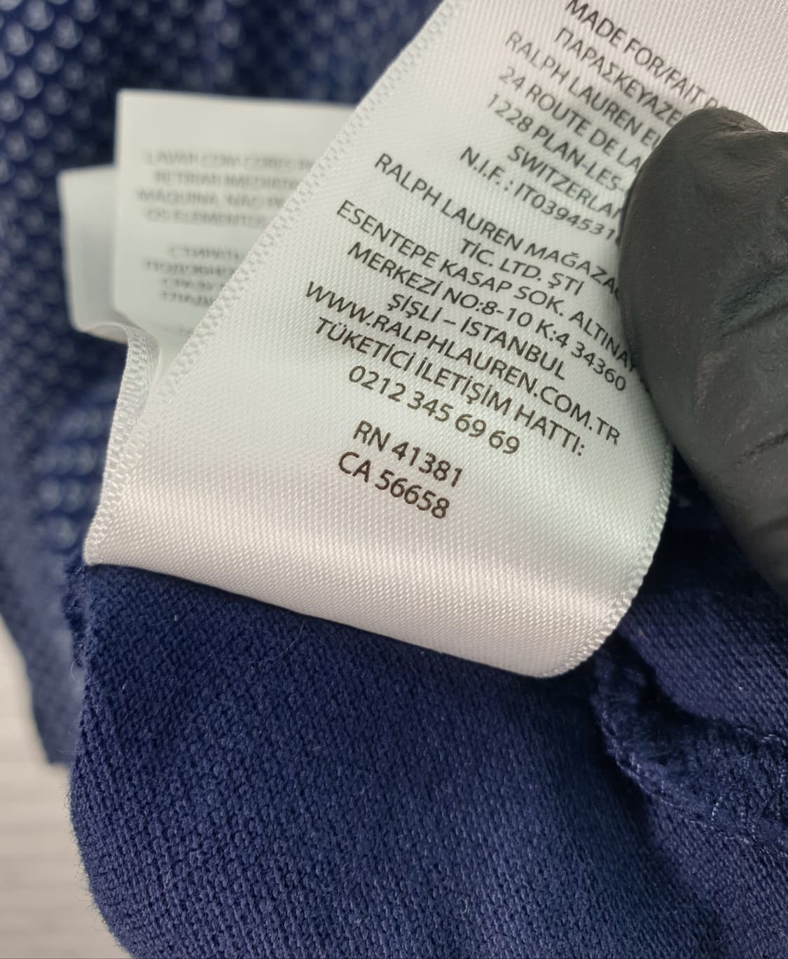 [95]폴로랄프로렌 앵커 패턴 헨리넥 반팔티 상품이미지6