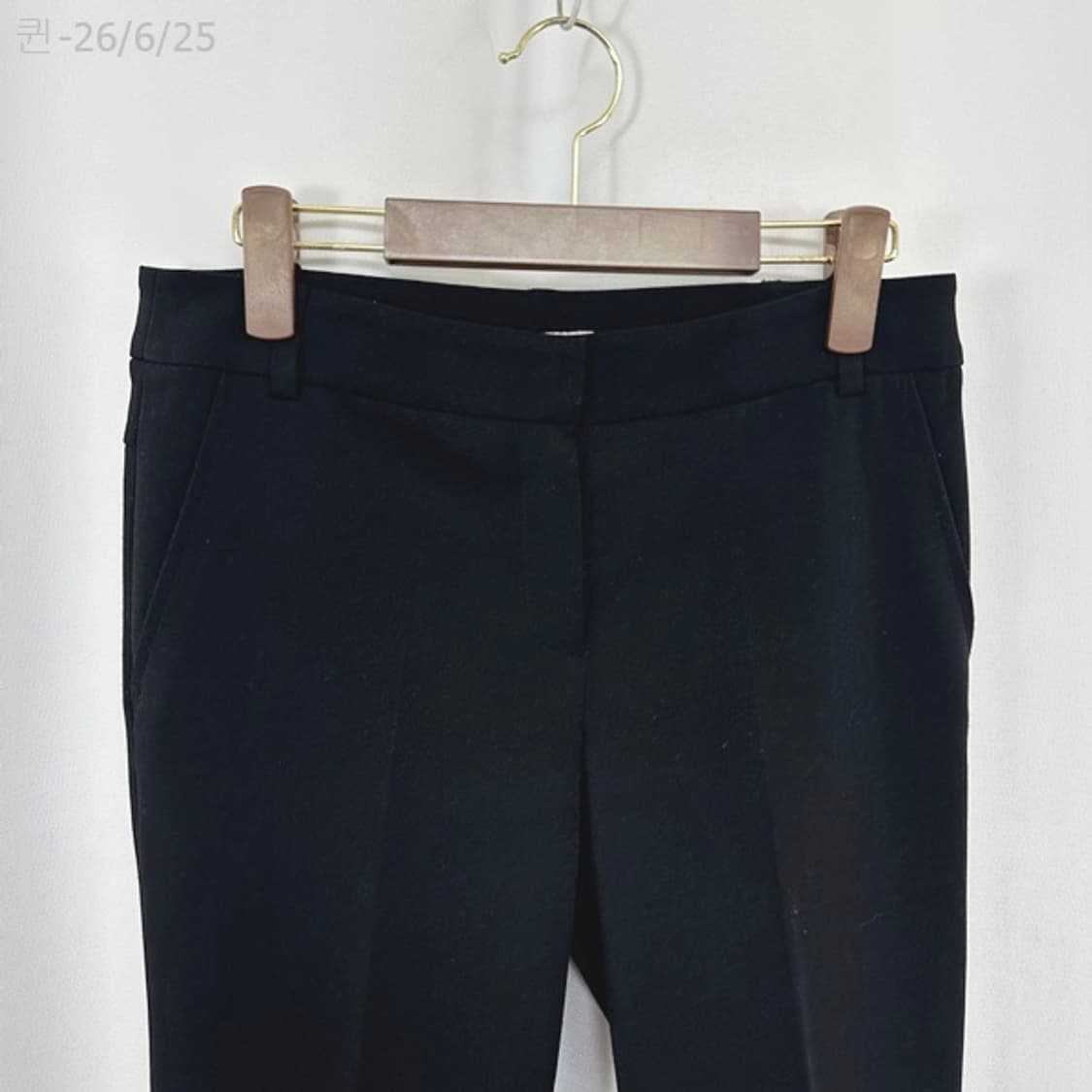 보이스오브보이스 여자 슬랙스 바지 검정 66 상품이미지2