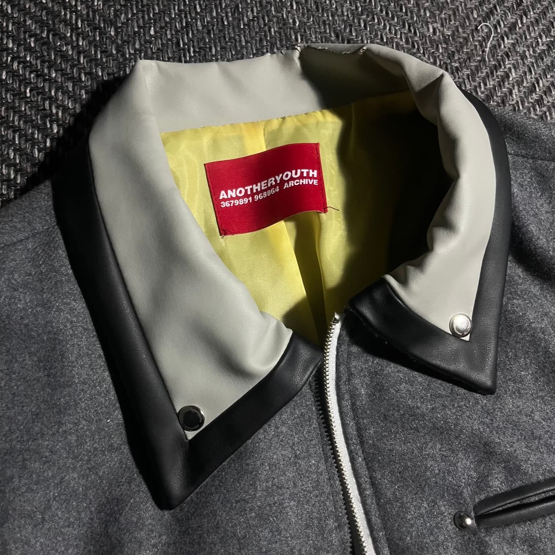 [OS] ANOTHERYOUTH 어나더유스 콤비 울 자켓 상품이미지3