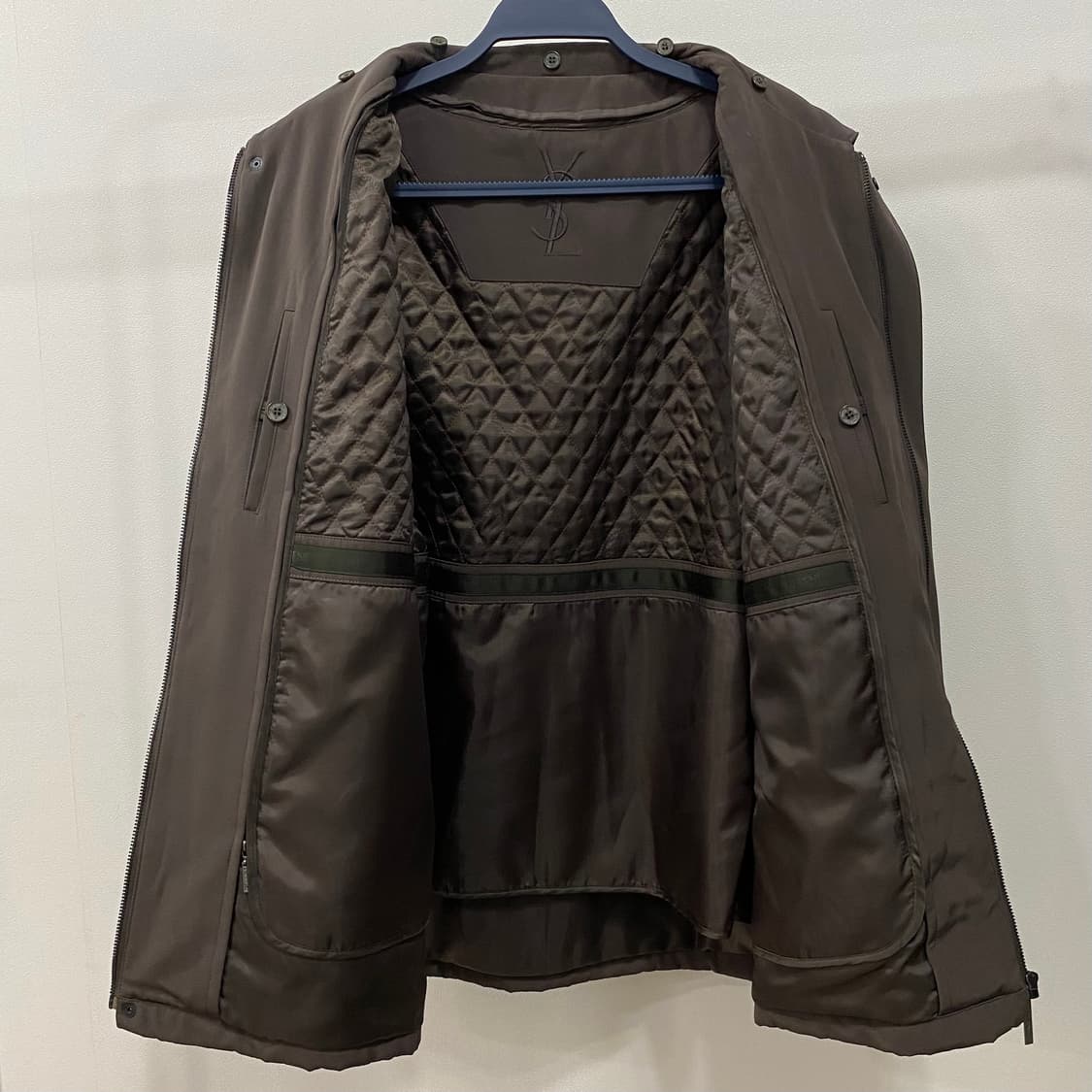 YSL 입생로랑 누빔 내피 나일론 점퍼 자켓 상품이미지5