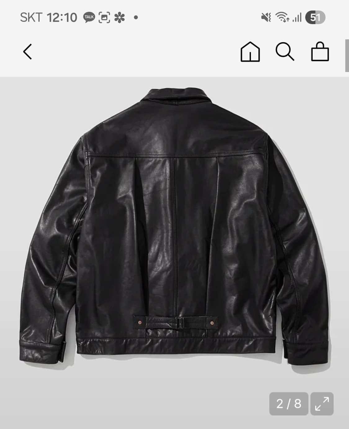 아웃스탠딩 가죽자켓(M) TEA-CORE LEATHER W.W. II 상품이미지2