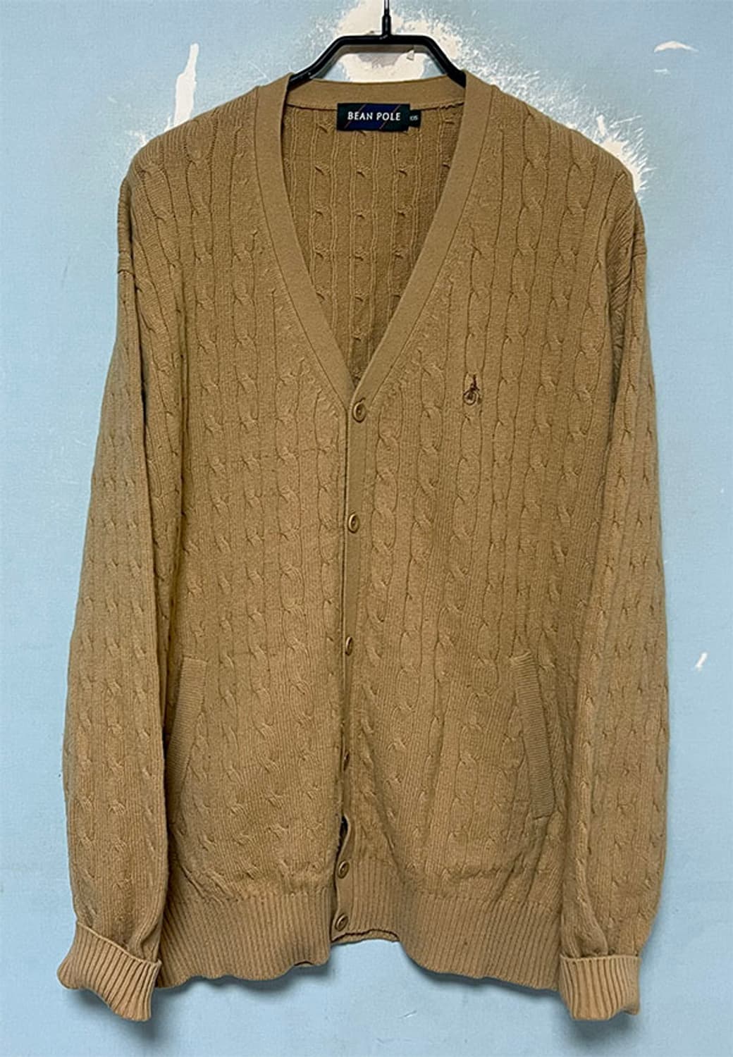 빈폴 남자 꽈배기 니트가디건 캐시미어 캐주얼 XXL 110 상품이미지1