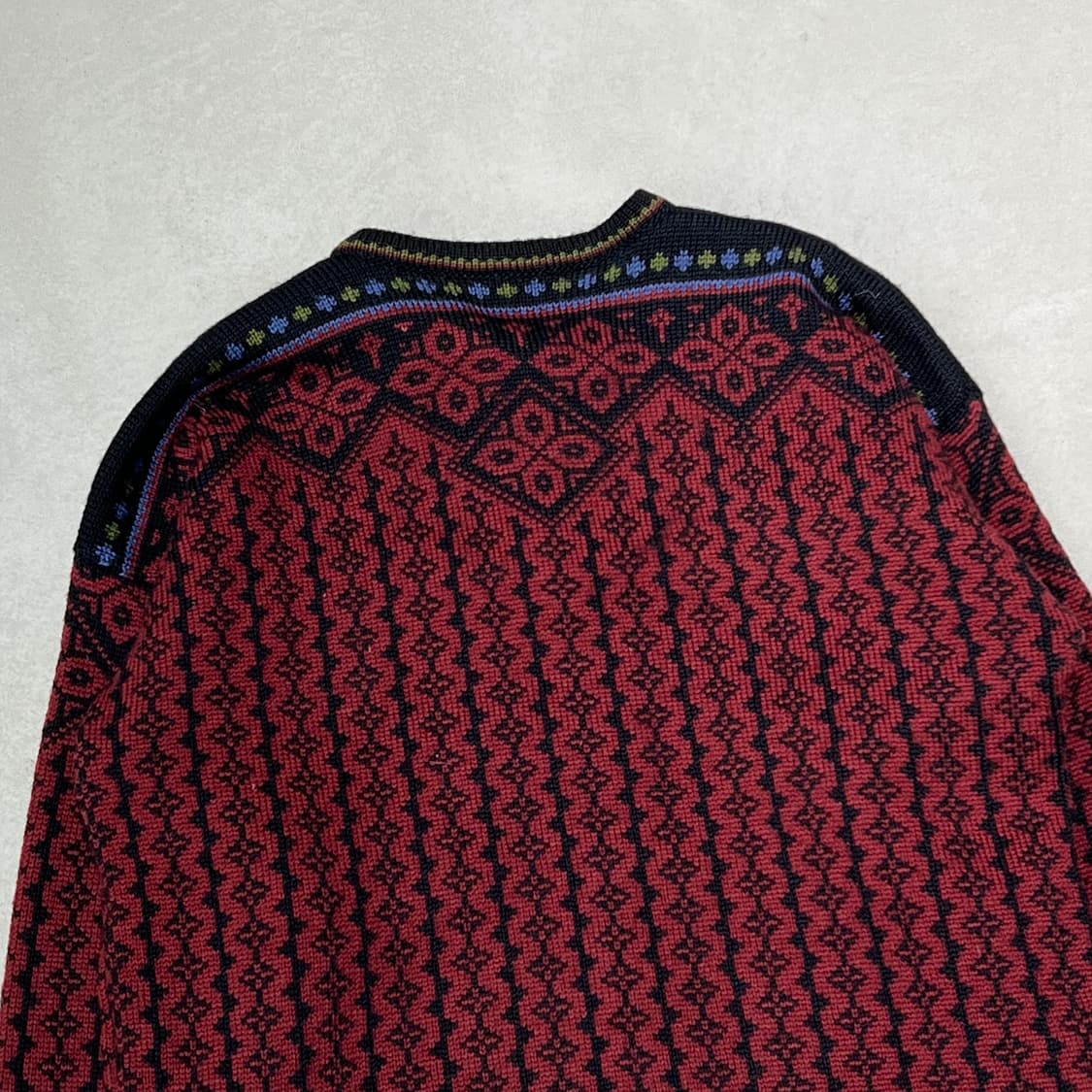 노르웨이 패턴 헨리넥 니트 s08857 상품이미지4