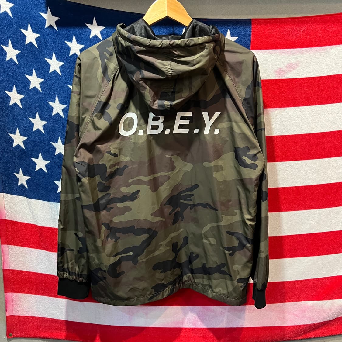 오베이 카모 후드 바람막이 상품이미지3