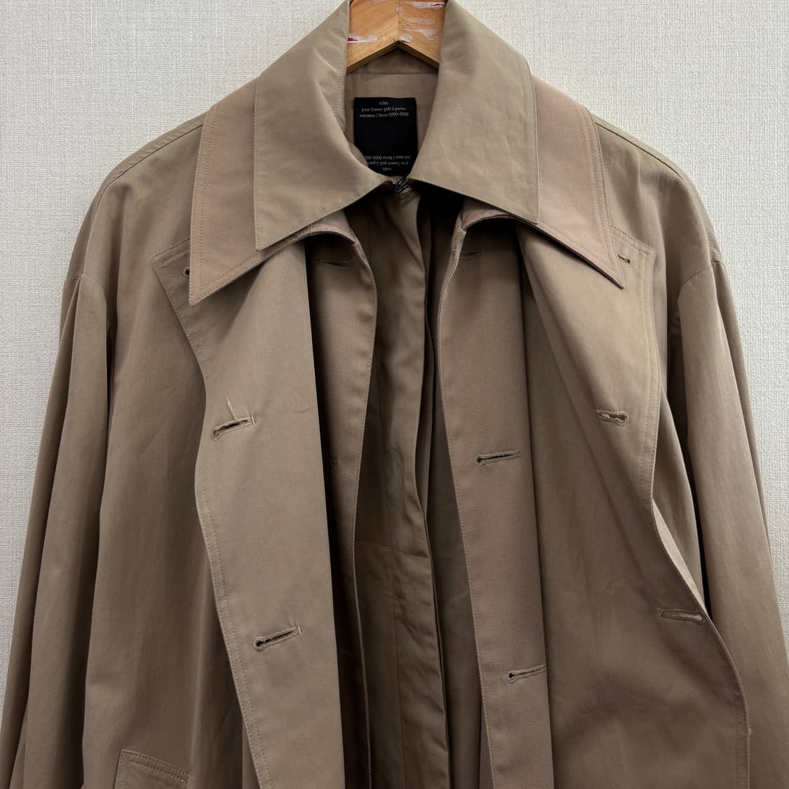 rokh 황록 레이어드 트렌치 코트 상품이미지4