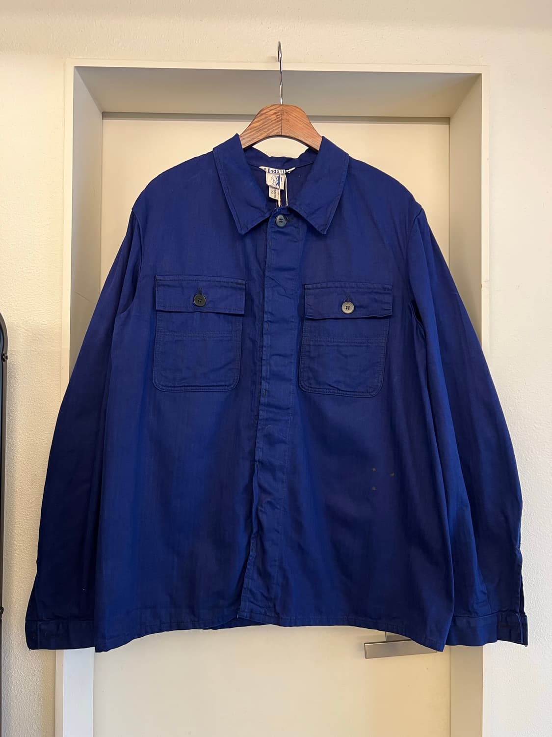 (DEADSTOCK)(HBT)OLD FRENCH WORK 프렌치워크자켓 상품이미지1