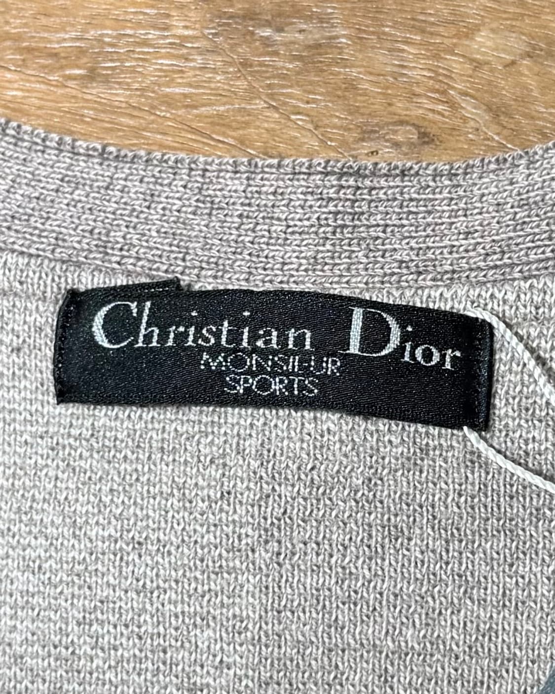 크리스찬 디올 무슈 스포츠 밀크브라운 패턴 니트 베스트 상품이미지7