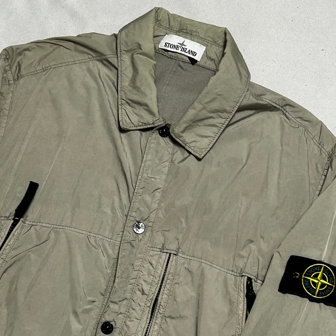 L 스톤아일랜드 크링클렙스 오버 셔츠 상품이미지1