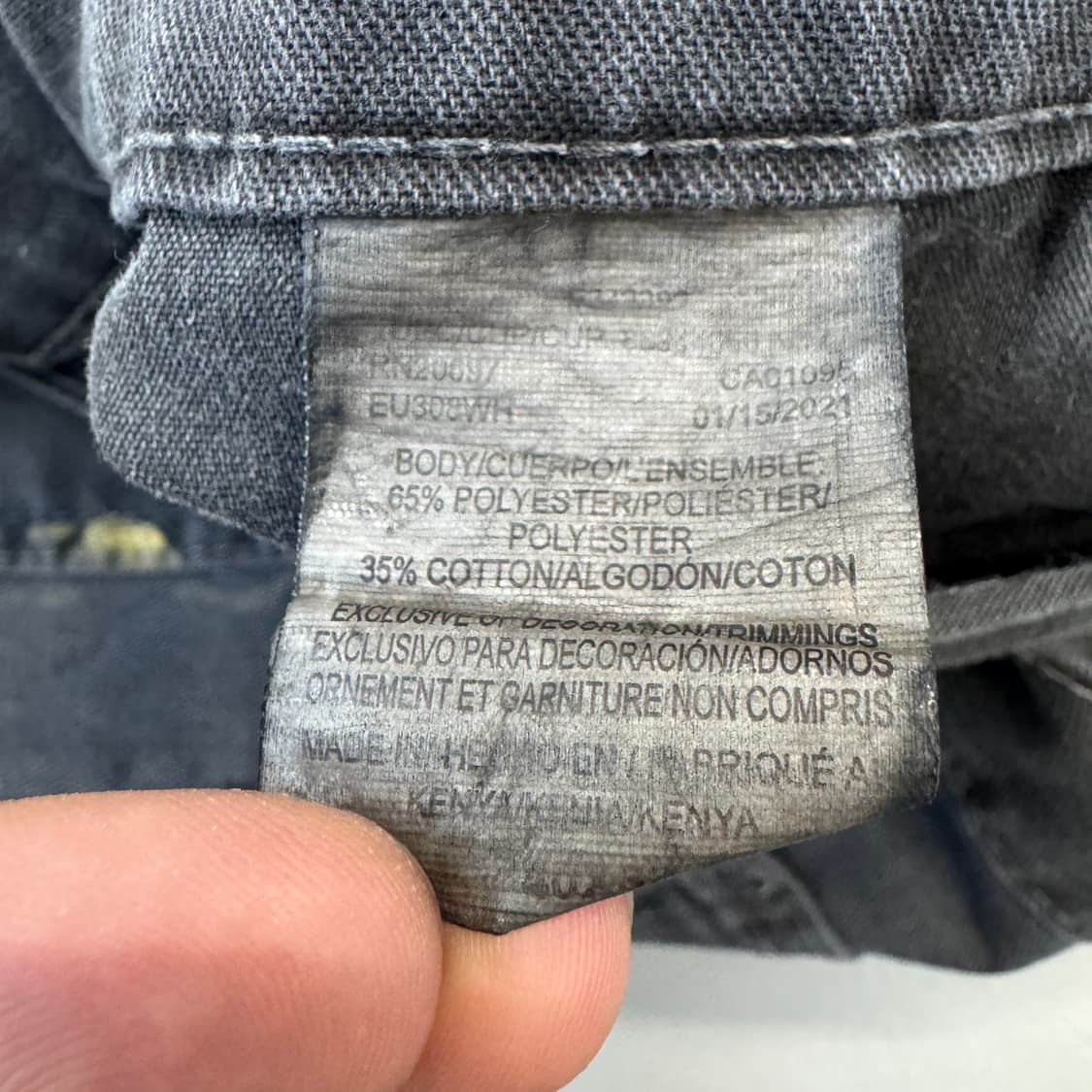 디키즈 OG 카펜터 와이드 페인터 페이딩 와이드 워크팬츠 상품이미지10