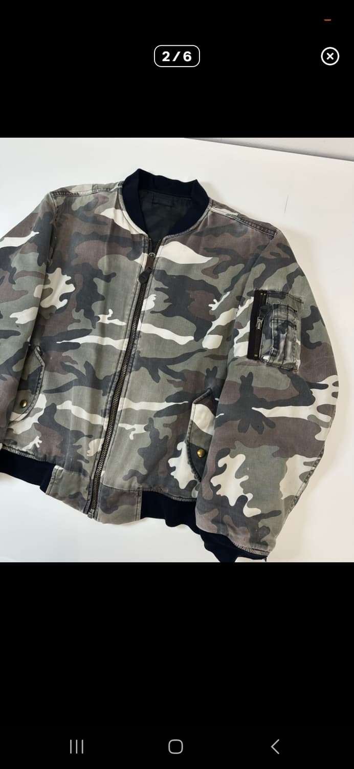 usa 플라이트 카모 ma-1 자켓 상품이미지2