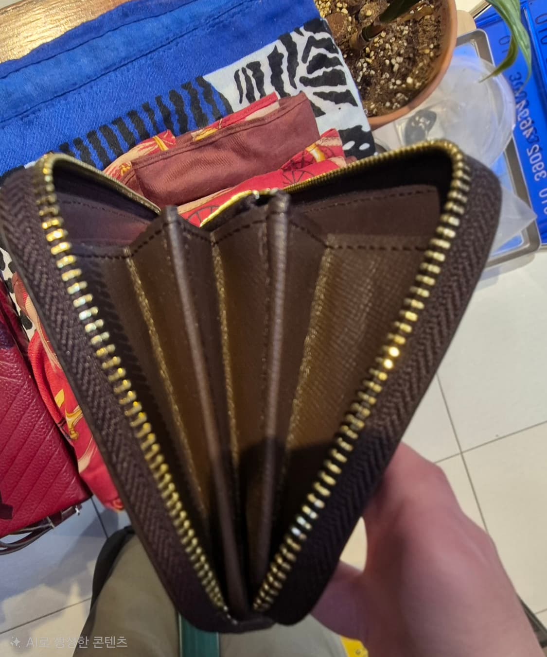 공용 루이비통 다미애 장지갑 상품이미지4