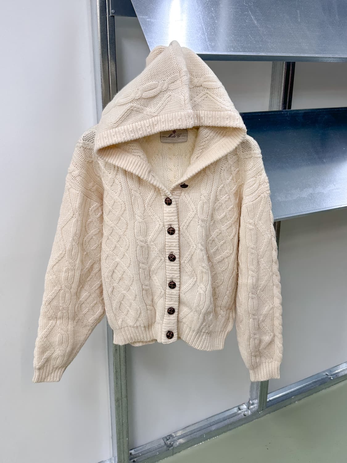 ivory cable hd cardigan 상품이미지3