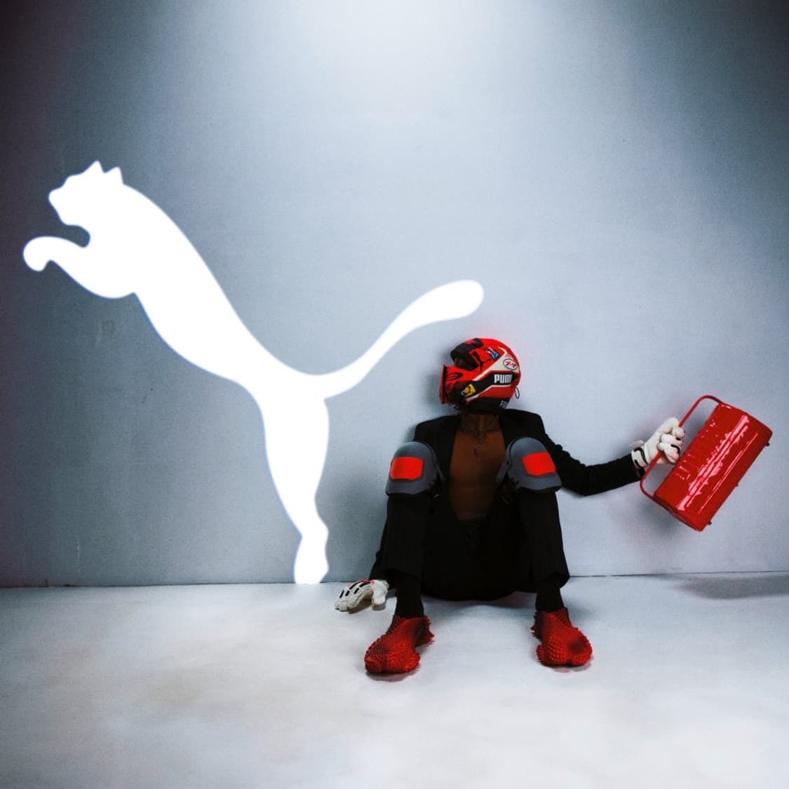 푸마 ASAP ROCKY 에이셉라키 F1 모스트로 3D 팝 레드스니커즈 상품이미지6