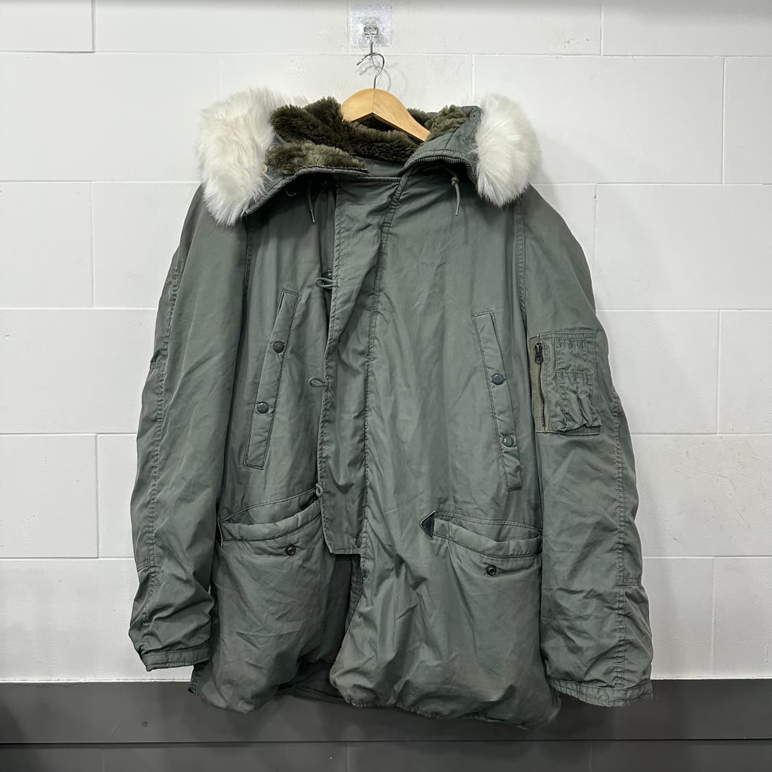 80‘s 오리지널 미군 N3B 야상파카 상품이미지1