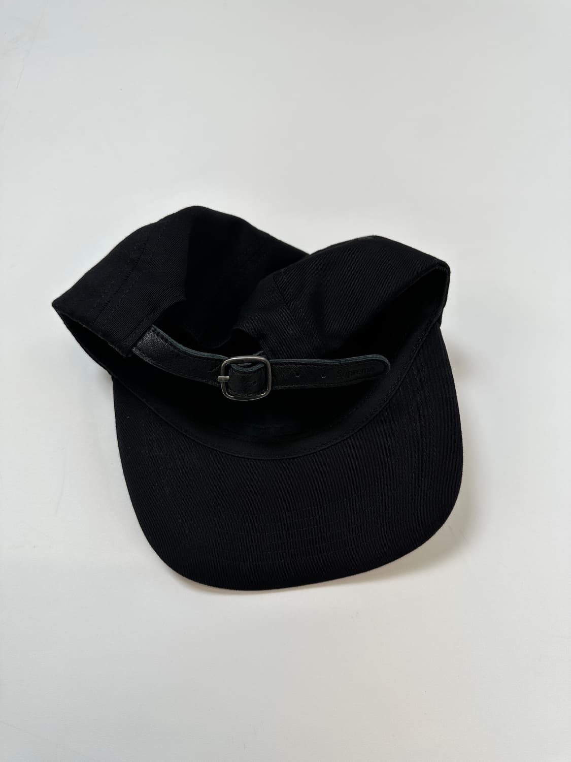 슈프림 워시드 치노 트윌캡 블랙 상품이미지2