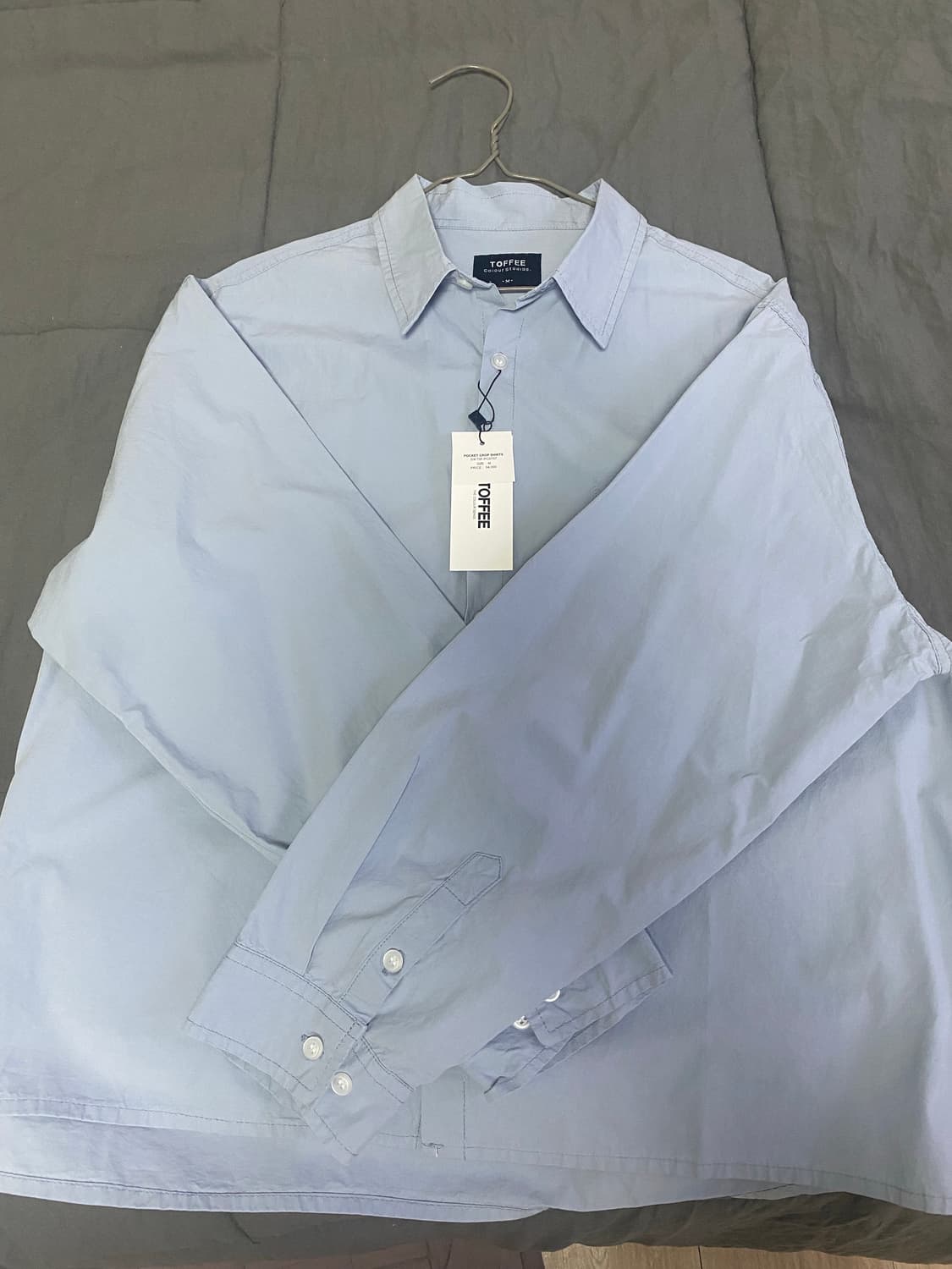 토피 크롭셔츠 상품이미지1