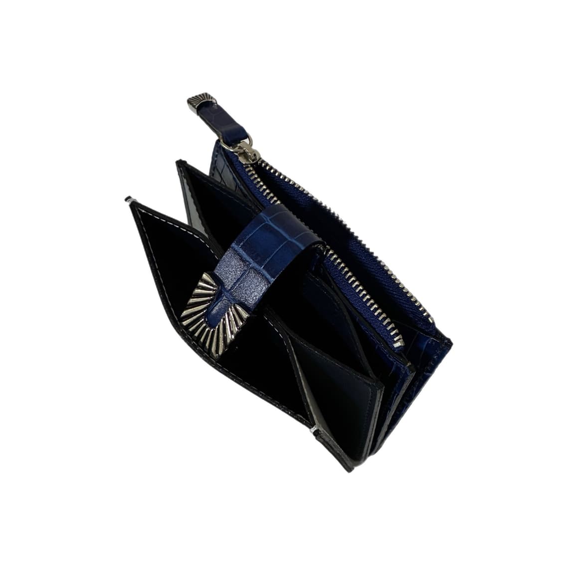 TOGA Archive Leather Wallet WH/BL 상품이미지4