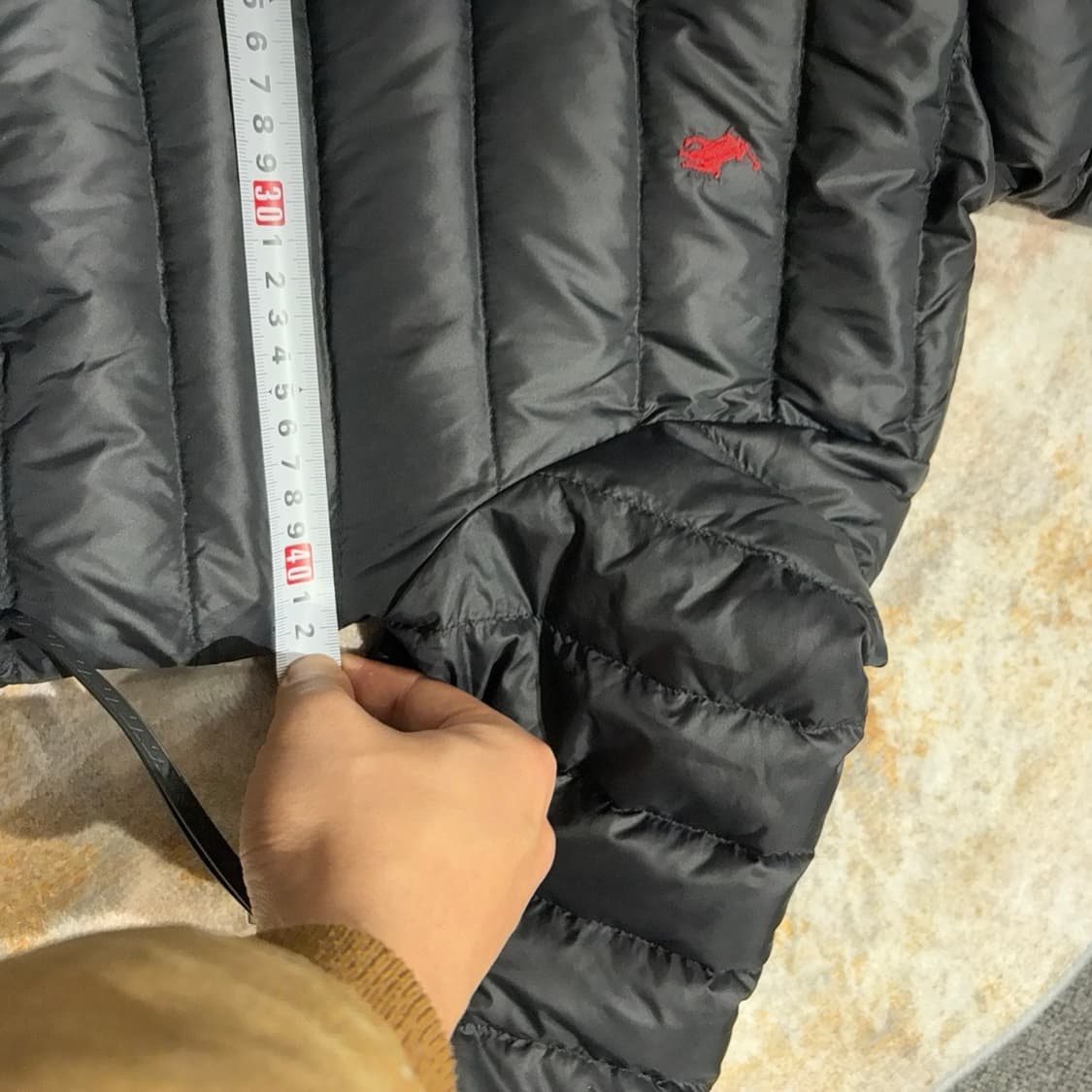 폴로 랄프로렌 빈티지 블랙 경량패딩  상품이미지7