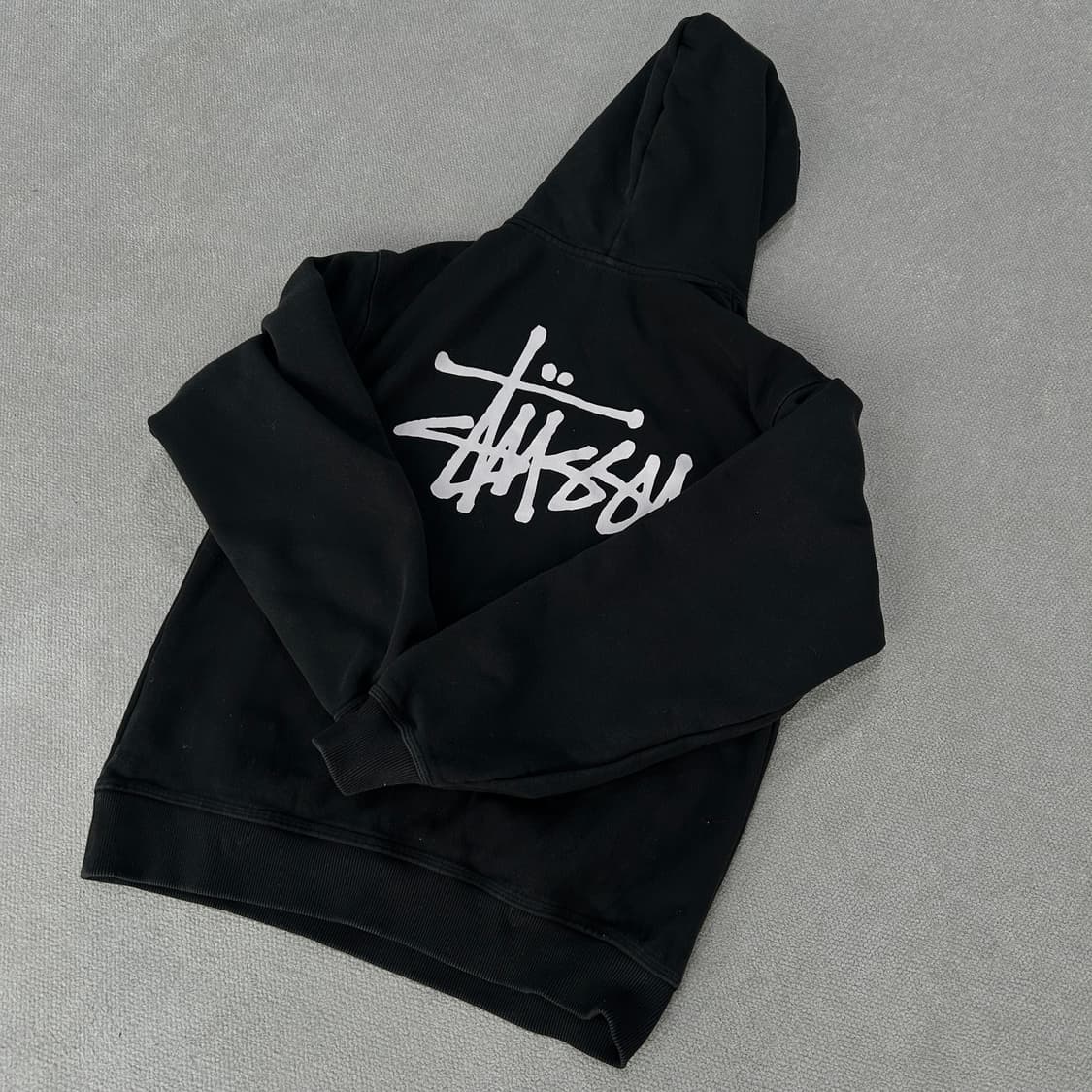 스투시 블랙 후드티 상품이미지6