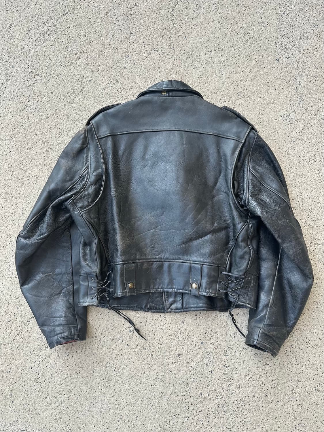 50s California Horse Hide Leather Jacket 상품이미지8
