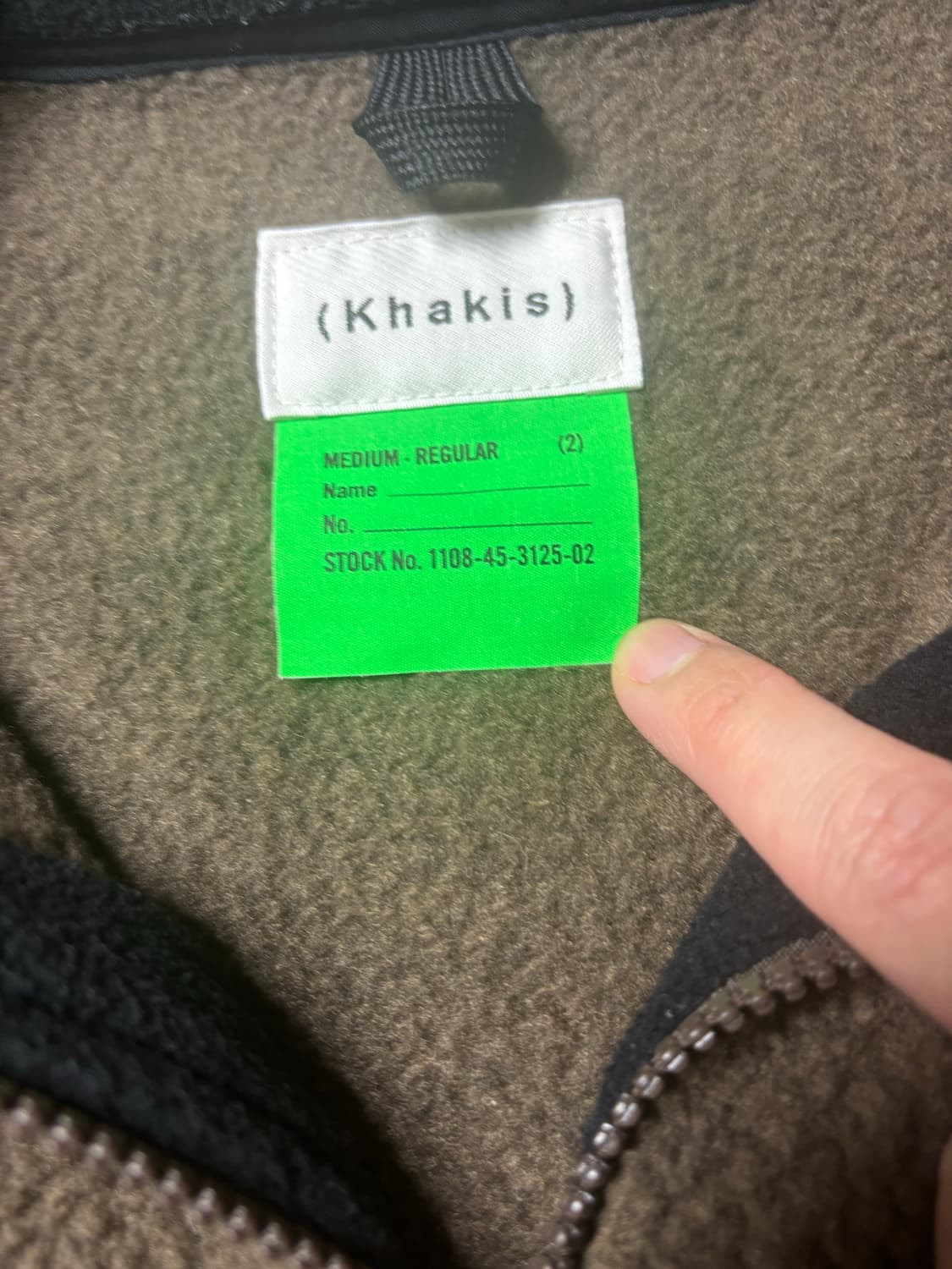 카키스 /  쉐르파 하프 집 풀오버 다크 브라운 / M 상품이미지3