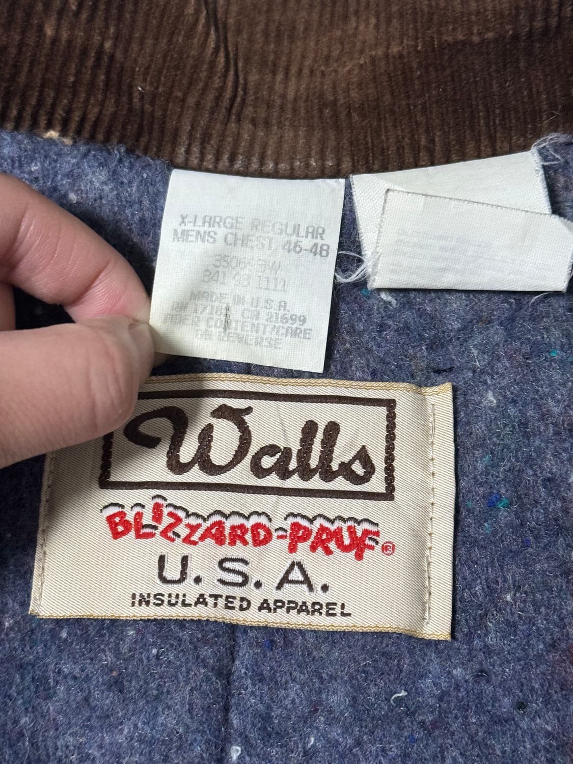 Usa walls 블랭킷 덕 캔버스 초어 자켓 워크 자켓  상품이미지10