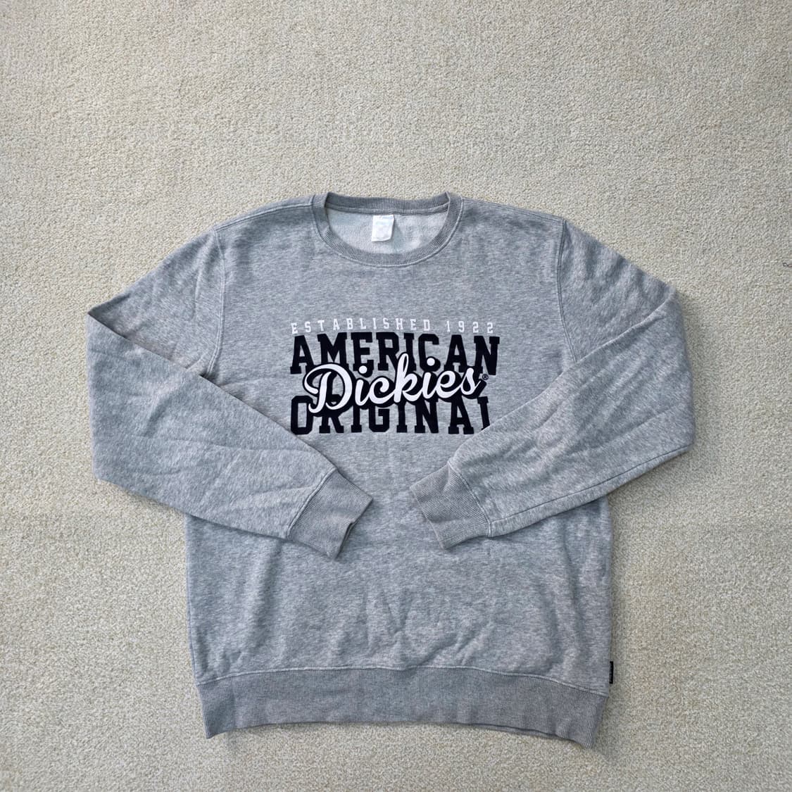 [L] 디키즈 기모 빅로고 라운드 맨투맨 1222J 상품이미지1