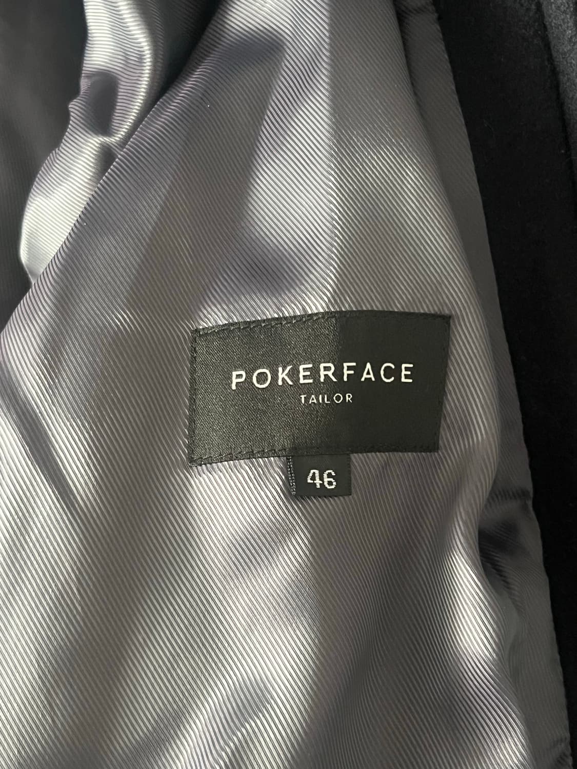 포커페이스 오버사이즈 해링턴 울 블루종 46 상품이미지3