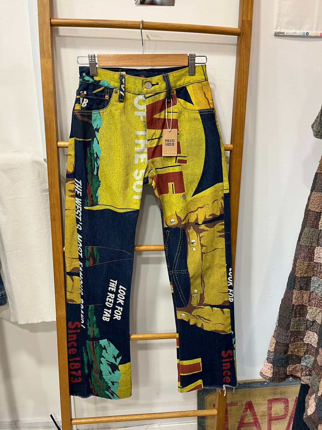 리바이스 501 150주년 배너 데님25인치 상품이미지1