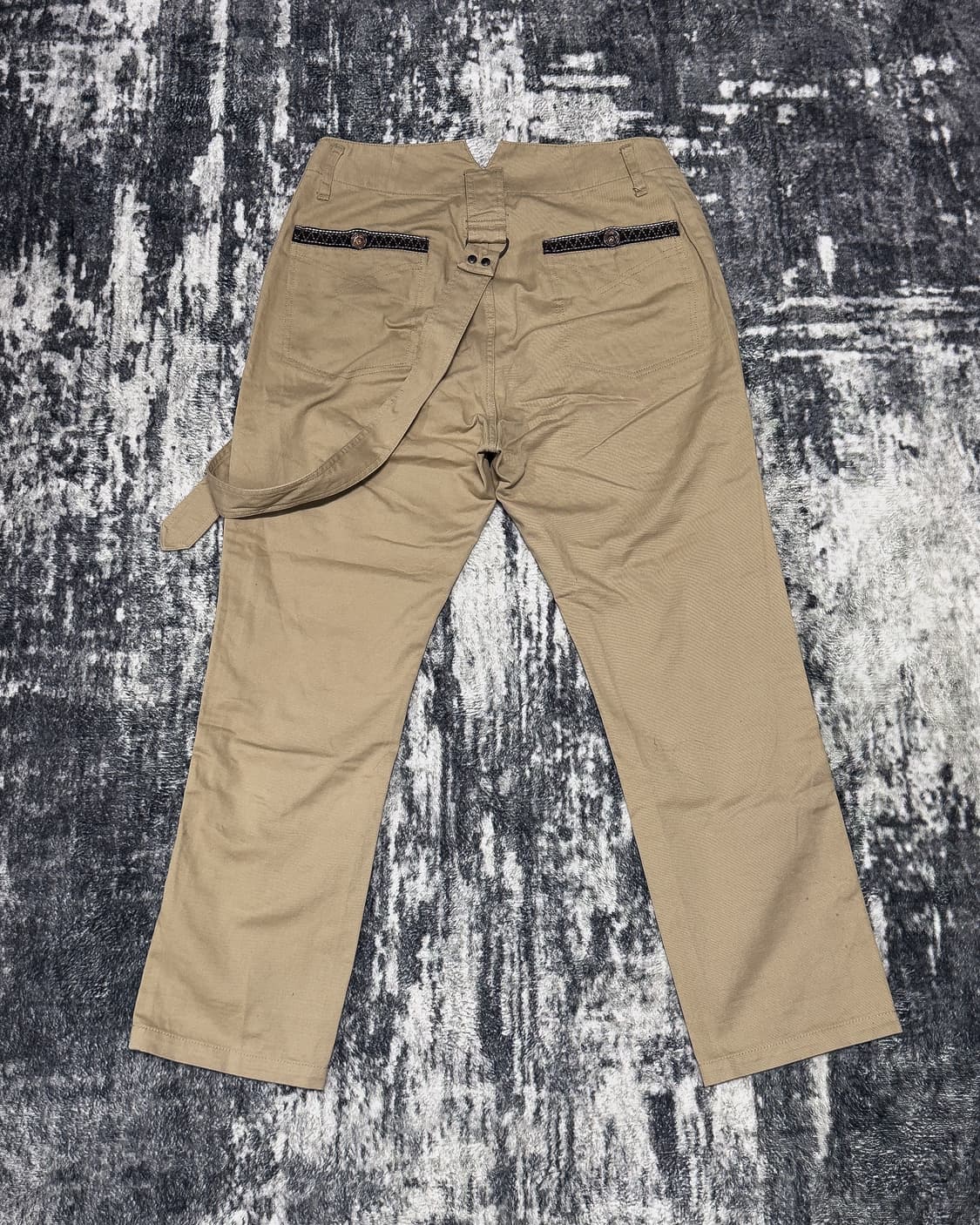 {Unknown} Belted Utility Chino Trousers  상품이미지2