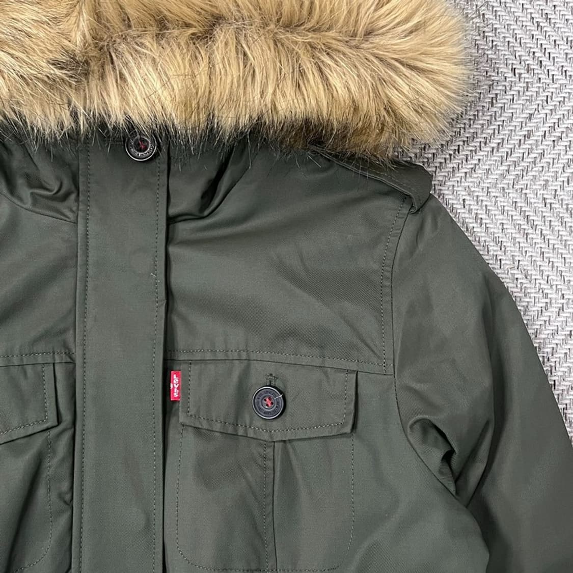 리바이스 나일론 양털 야상 v0698 상품이미지7