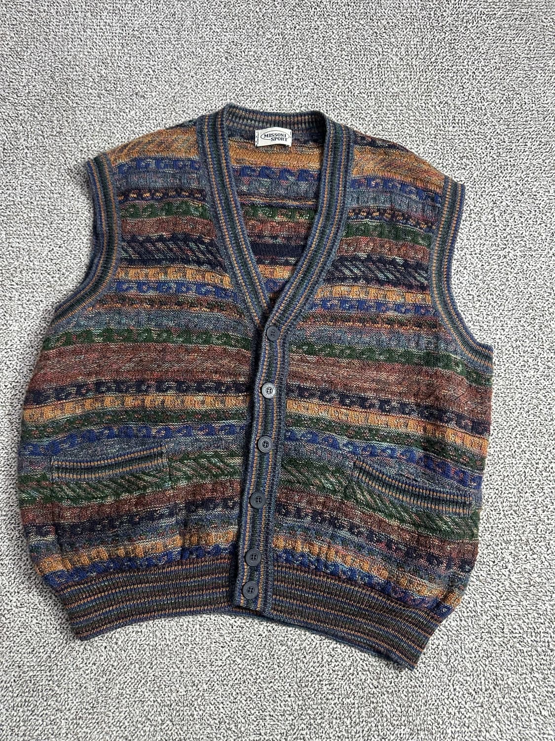 미쏘니 니트 조끼 상품이미지1