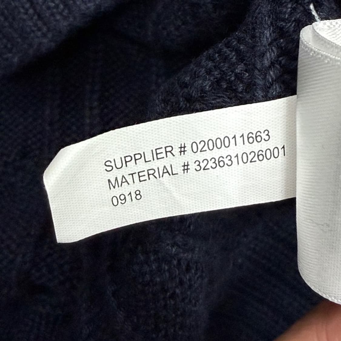 POLO 케이블 니트 코튼 베스트 XL 상품이미지6