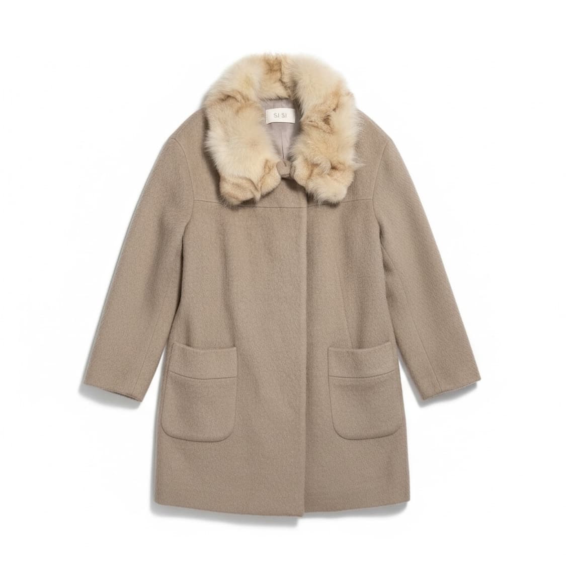 SJSJ 폭스퍼 카라 코트 상품이미지1