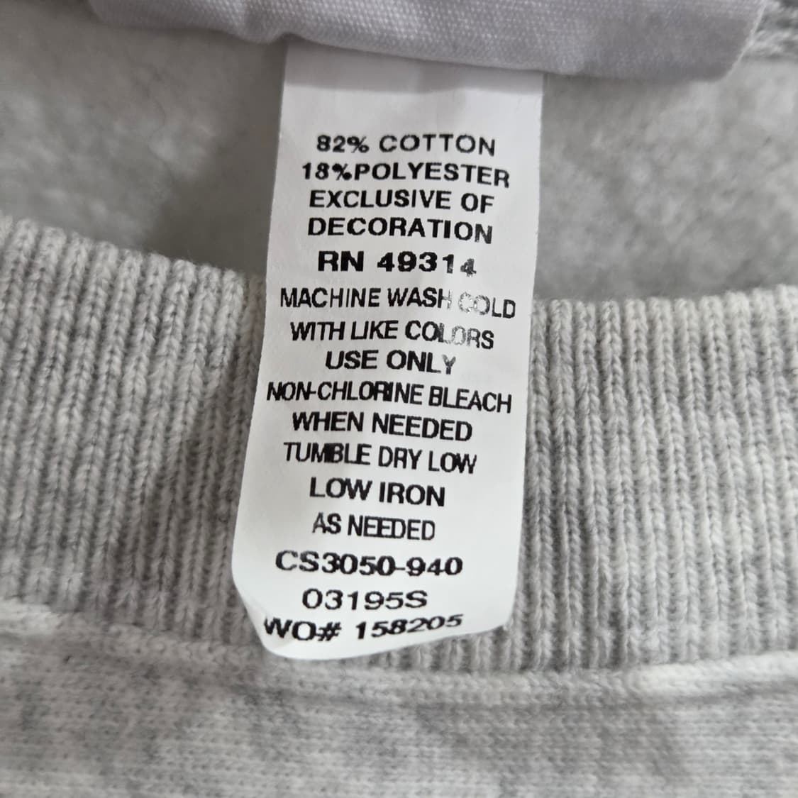 챔피온 블루택 리버스위브 프린팅 기모 스웻셔츠 M 상품이미지4