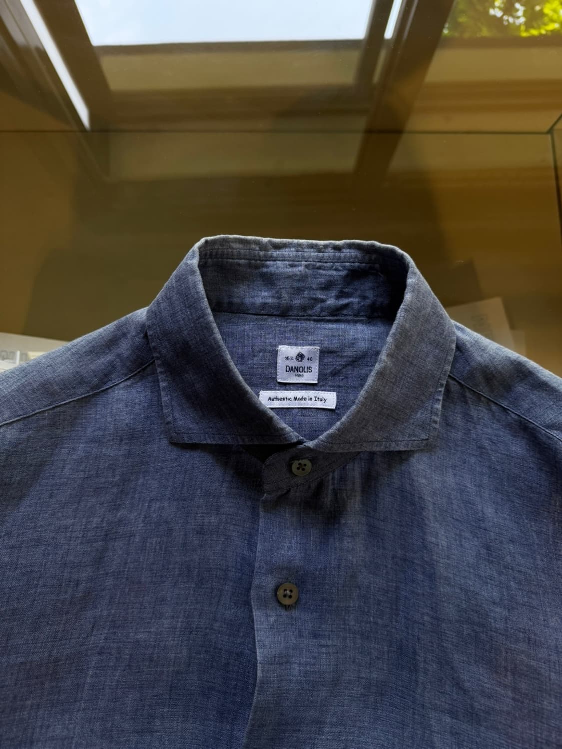 DANOLIS 리넨 셔츠 100 상품이미지7