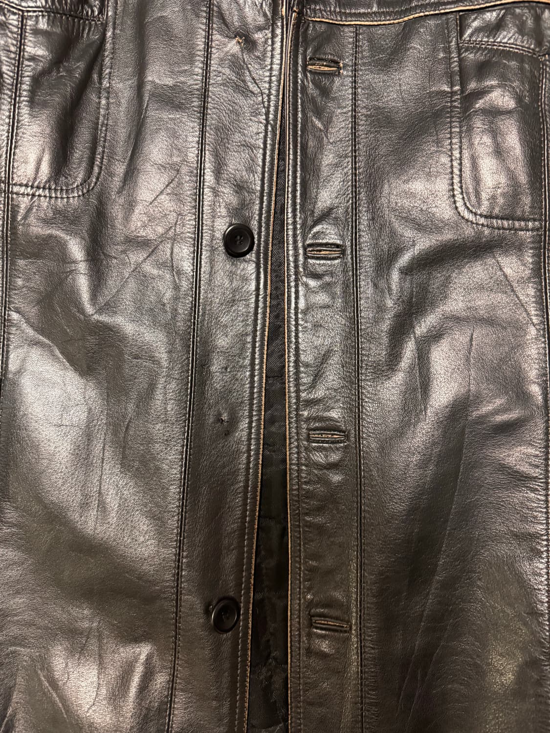 레더 카코트 L 상품이미지4