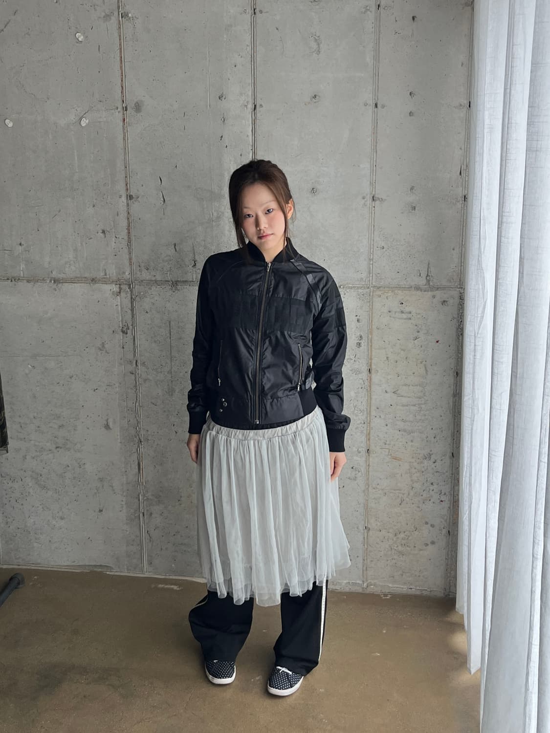 튤 스커트 라이트 그레이 상품이미지7