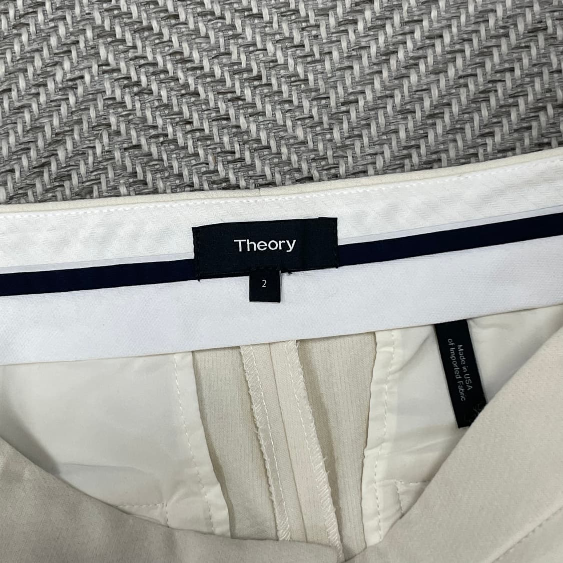 띠어리 아이보리 슬랙스 v0055 상품이미지5