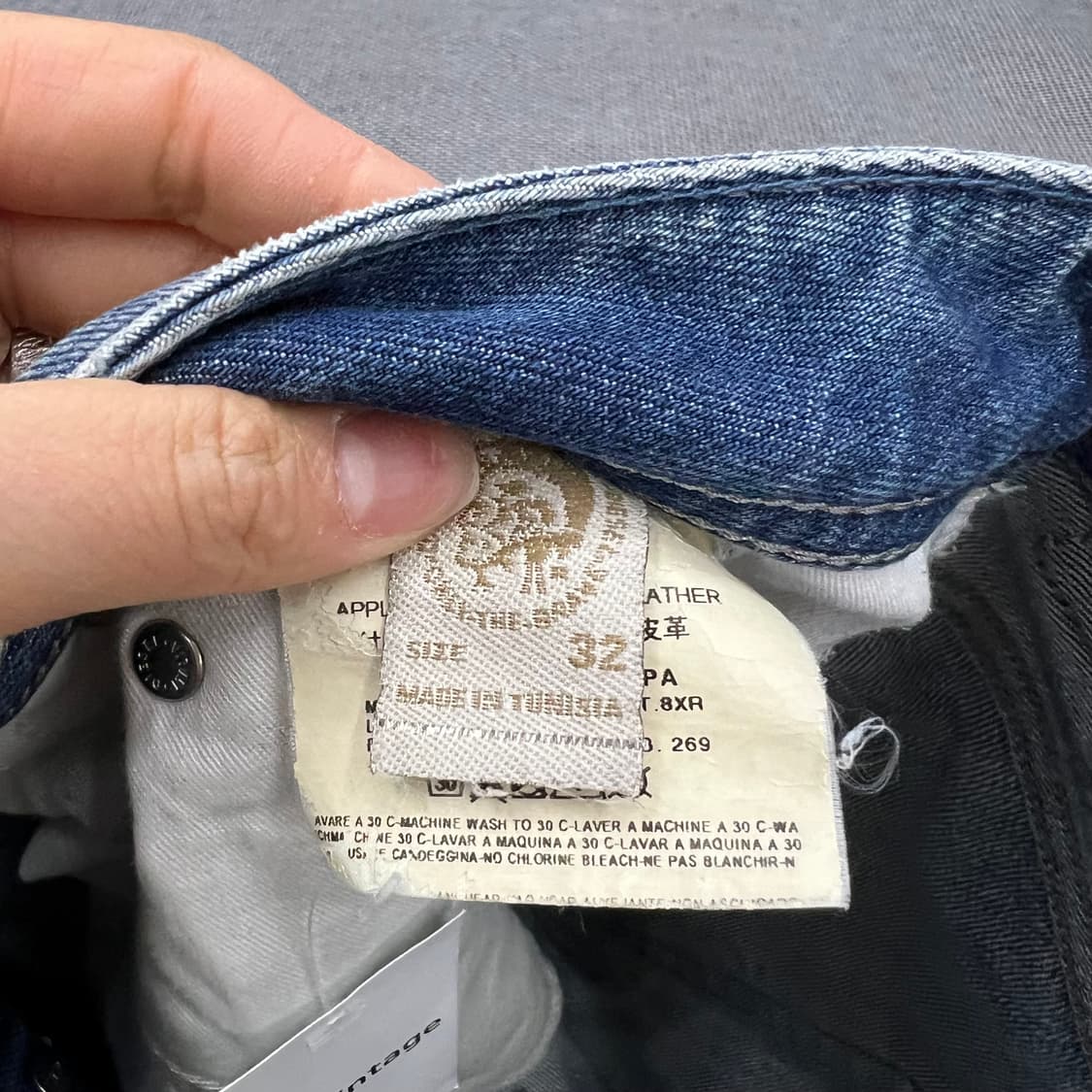 디젤 자티니 데님팬츠 상품이미지4