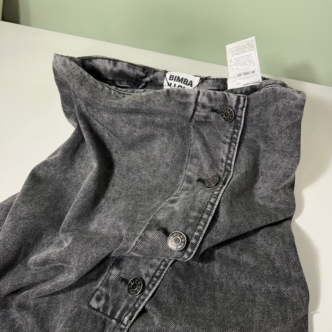 우먼M 36 빔바이롤라 빈티지워시드 A라인 데님스커트 상품이미지1