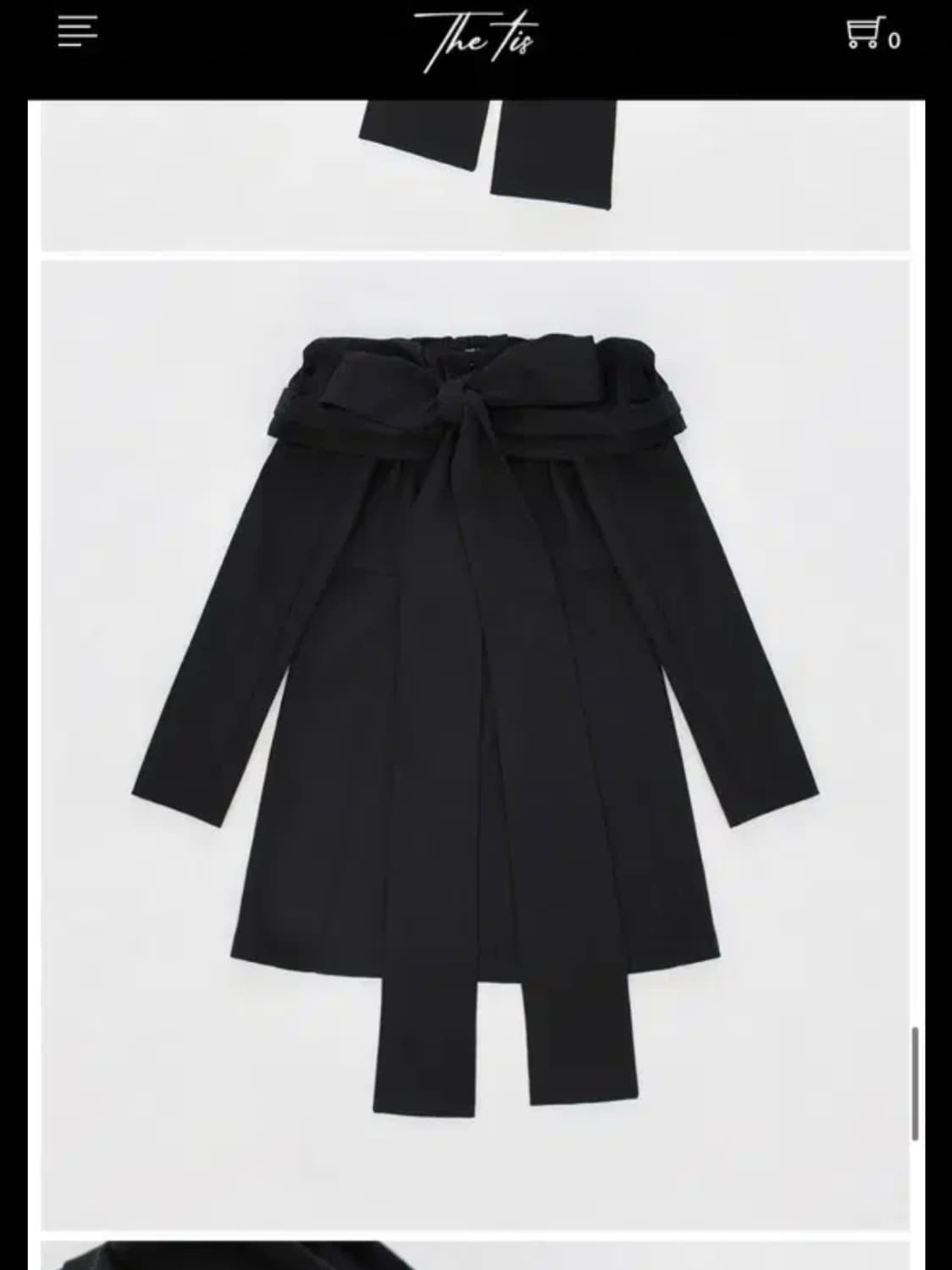 더티스 THETIS 코르셋 디테일 슬림 튜브탑 드레스 dress 상품이미지5