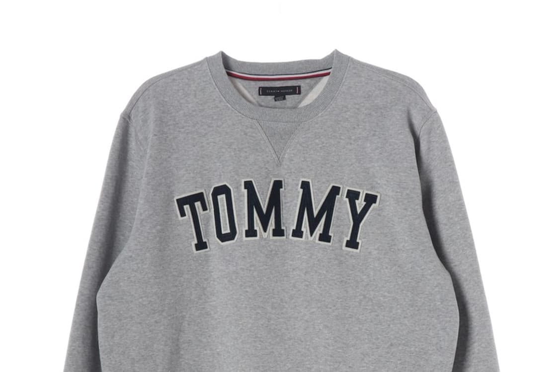 타미힐피거 그레이 아치 빅로고 맨투맨 XL 상품이미지3