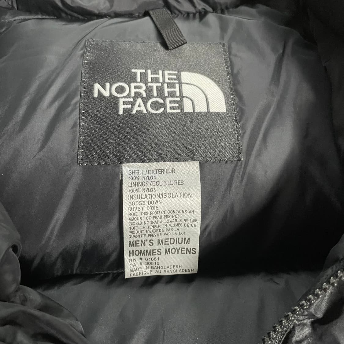노스페이스 눕시 해외판 방글라데시 생산 상품이미지3